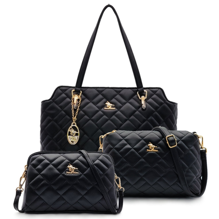 Load image into Gallery viewer, Elverys Shoulder Tote Bag 3-in-1 Bundle Set