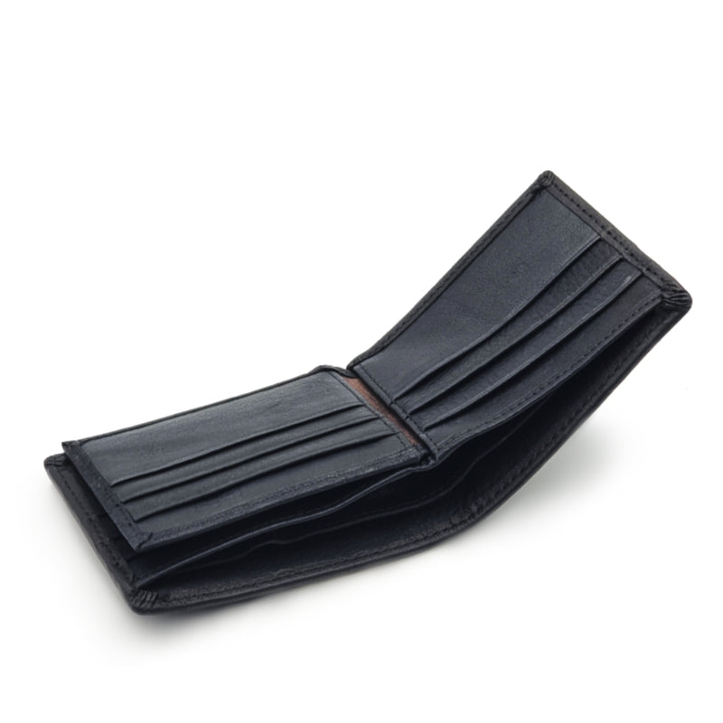 Load image into Gallery viewer, Mens Short Genuine Leather BiFold Wallet