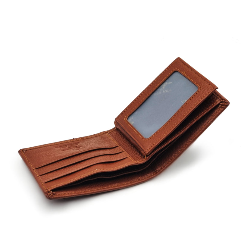 Load image into Gallery viewer, Mens Short Genuine Leather BiFold Wallet