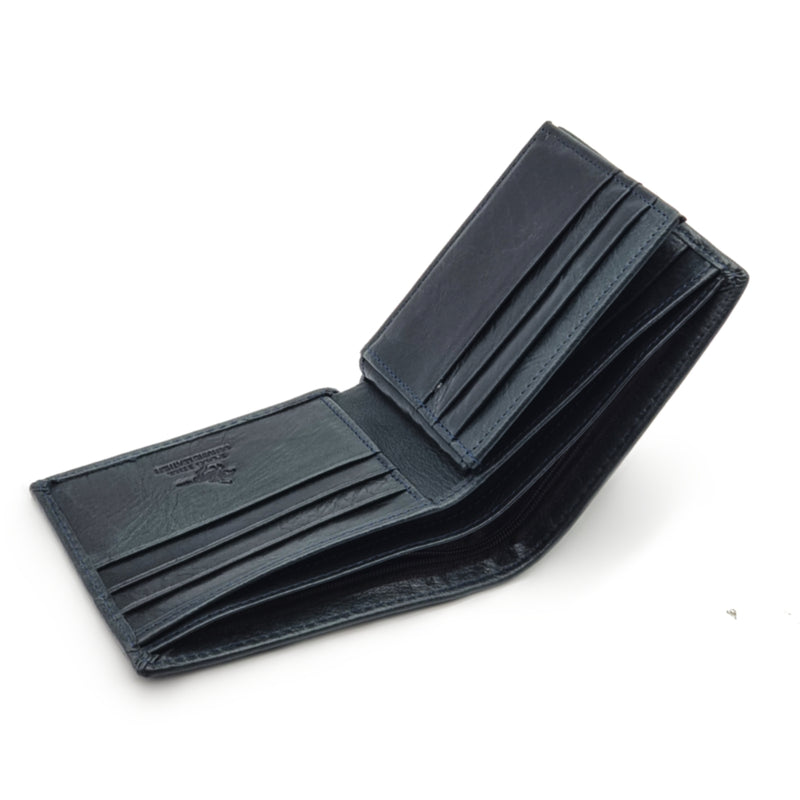 Load image into Gallery viewer, Mens Short Genuine Leather BiFold Wallet