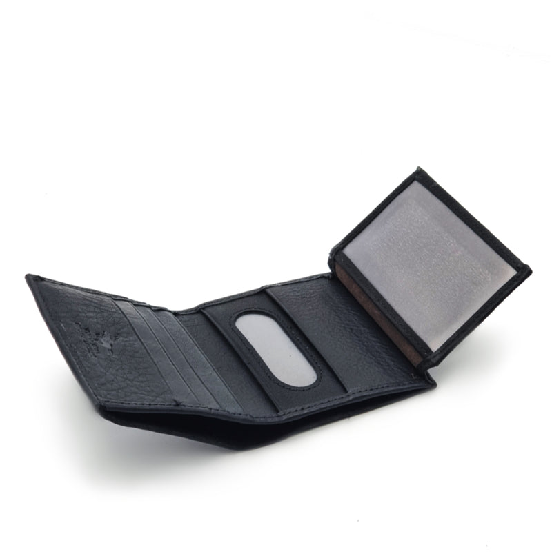 Load image into Gallery viewer, Mens Short Genuine Leather BiFold Wallet