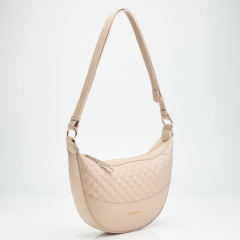 Ladies Quilted Hobo Shoulder Bag