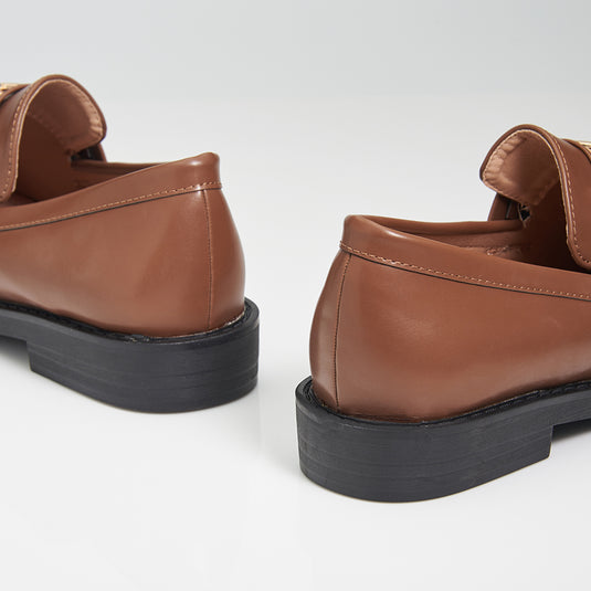 Ladies Low Heel Slip On Loafers