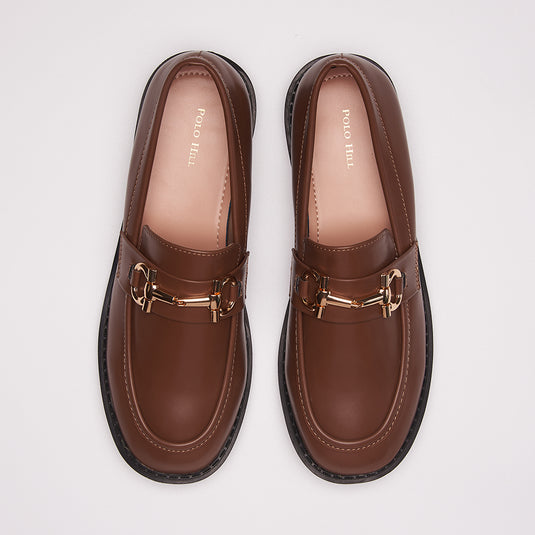 Ladies Low Heel Slip On Loafers