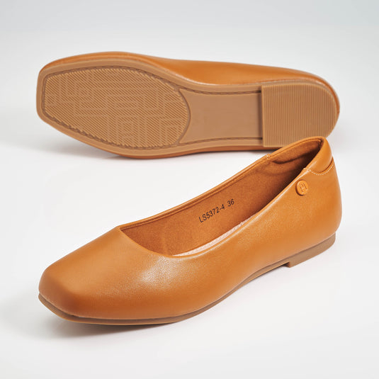 Ladies Round Toe Slip On Loafer