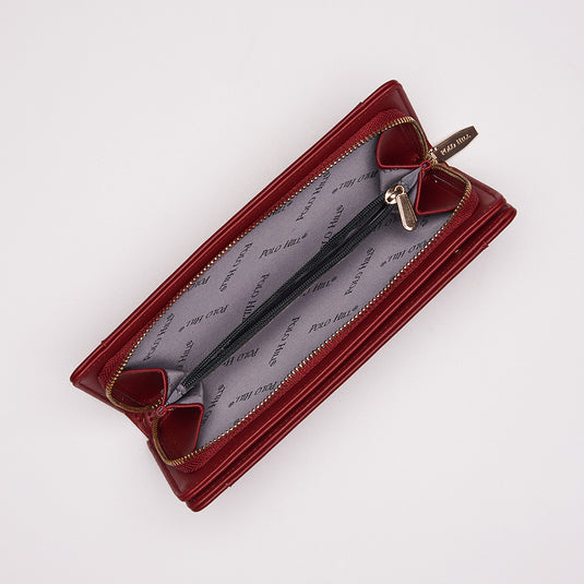 Ladies Bi-Fold Long Wallet