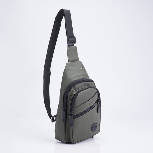 Men Water Resistant Nylon Chest Bag