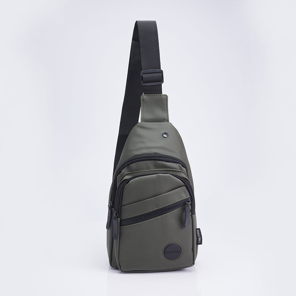 Men Water Resistant Nylon Chest Bag