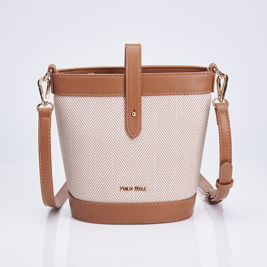 Ladies Sophisti Bucket Crossbody Sling Bag