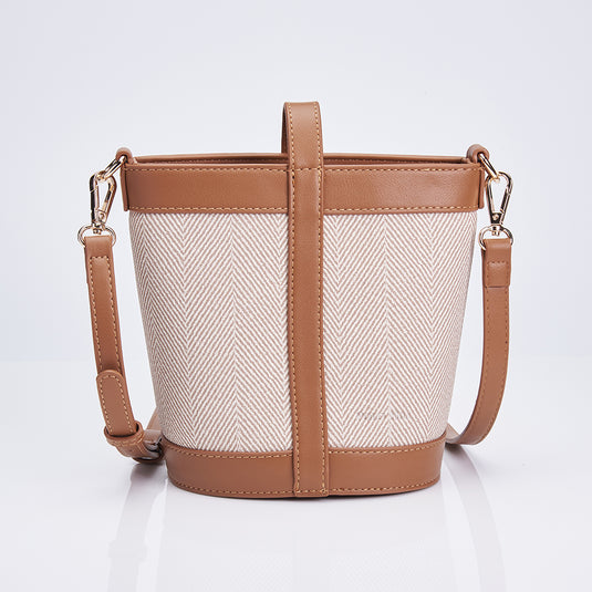 Ladies Sophisti Bucket Crossbody Sling Bag