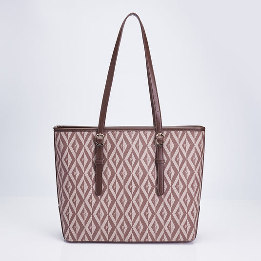 Ladies PHimond Monogram Shoulder Tote Bag