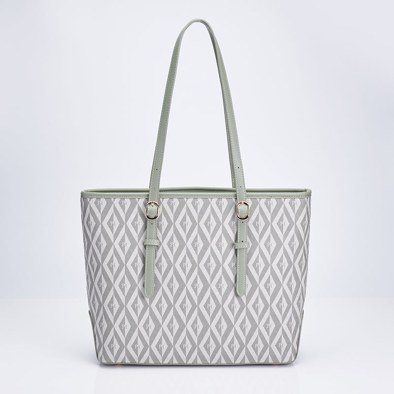 Load image into Gallery viewer, Ladies PHimond Monogram Shoulder Tote Bag
