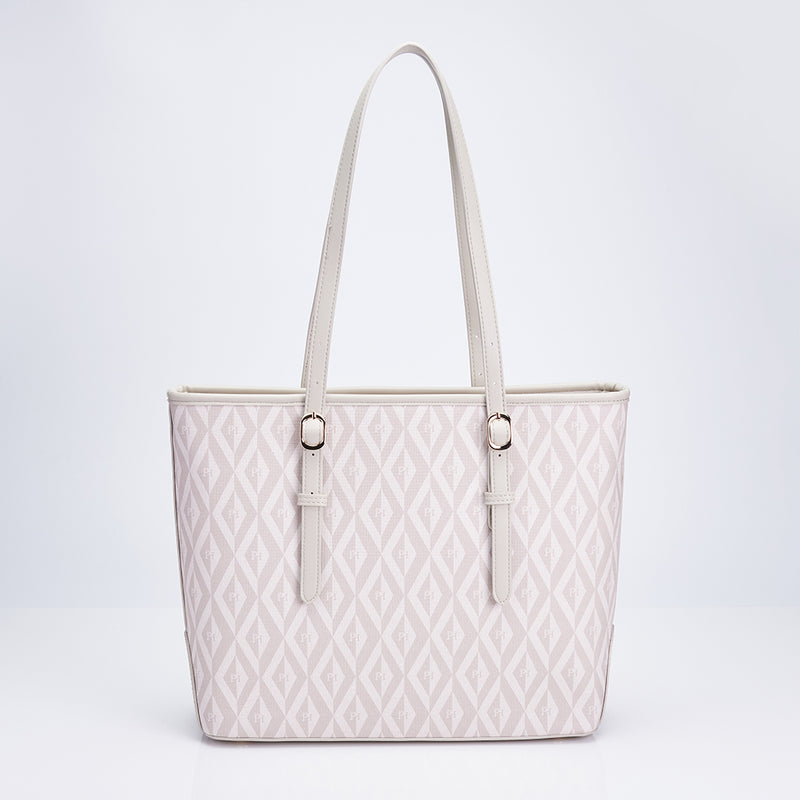 Load image into Gallery viewer, Ladies PHimond Monogram Shoulder Tote Bag
