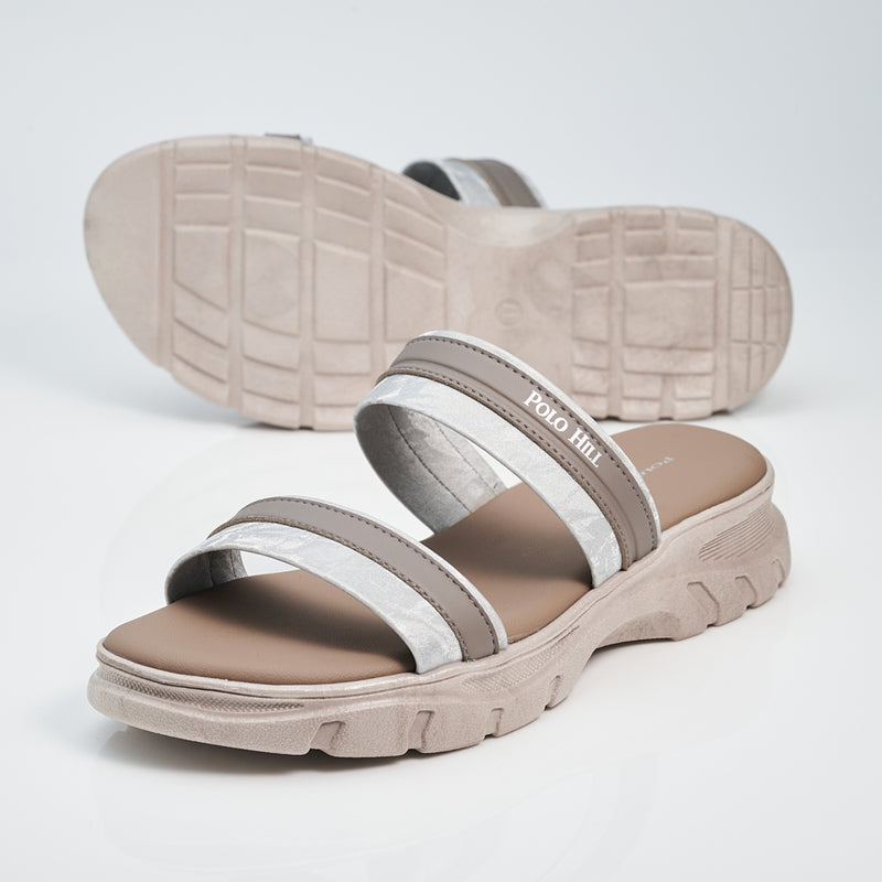 Load image into Gallery viewer, Ladies Casual Two Band Sandals
