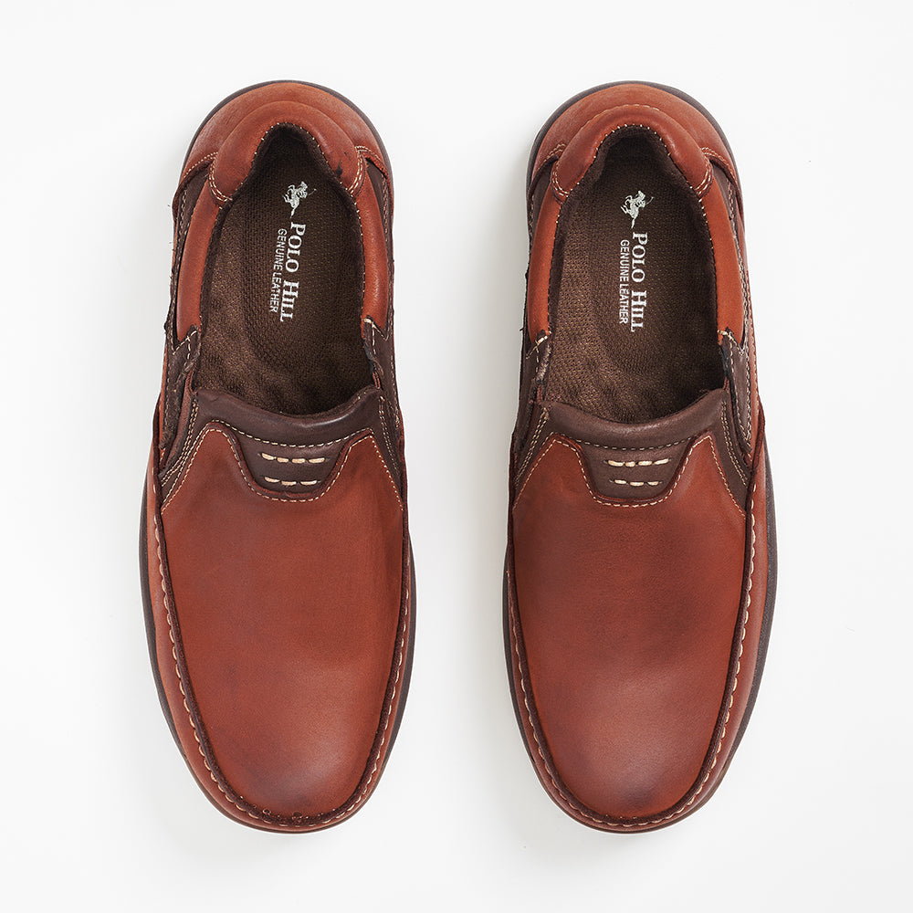 Genuine Leather Slip On Comfort Shoes