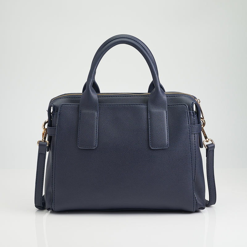 Load image into Gallery viewer, Lopsided Tab Briefcase-Shaped Business Handbag
