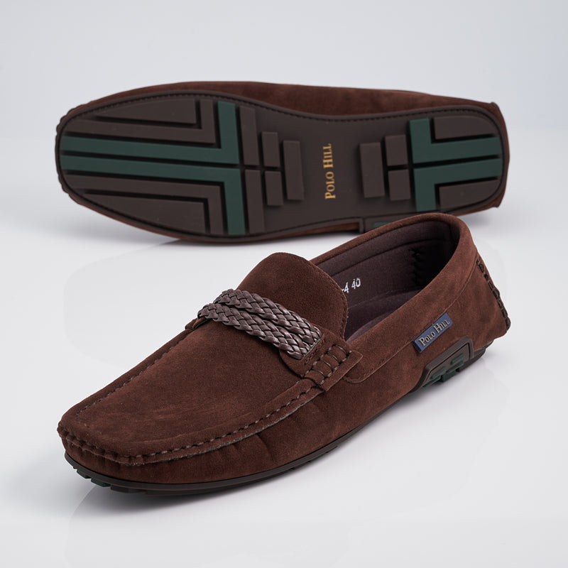 Load image into Gallery viewer, Men Slip On Suede Loafers
