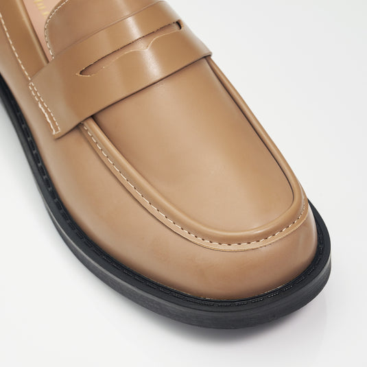 Ladies Low Heel Slip On Loafers