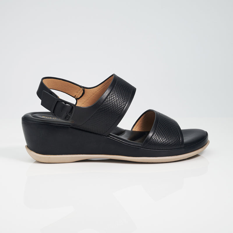 Load image into Gallery viewer, Ladies Ankle Strap Wedges
