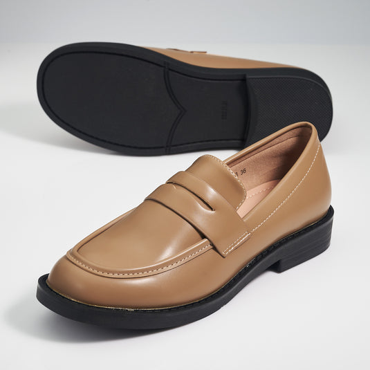 Ladies Low Heel Slip On Loafers