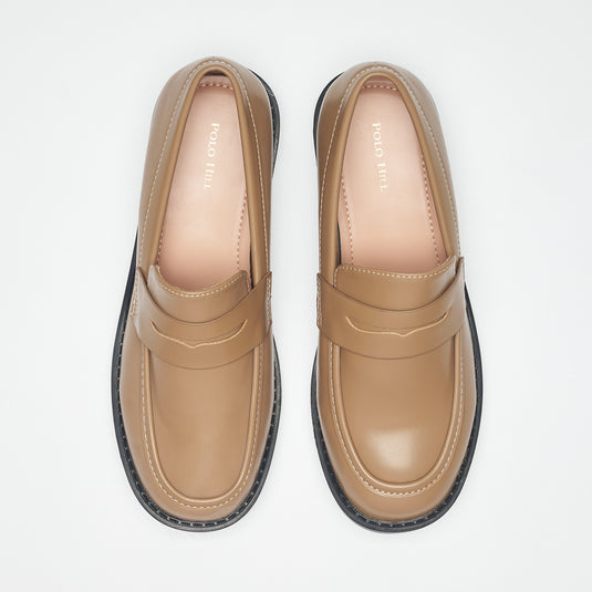 Ladies Low Heel Slip On Loafers