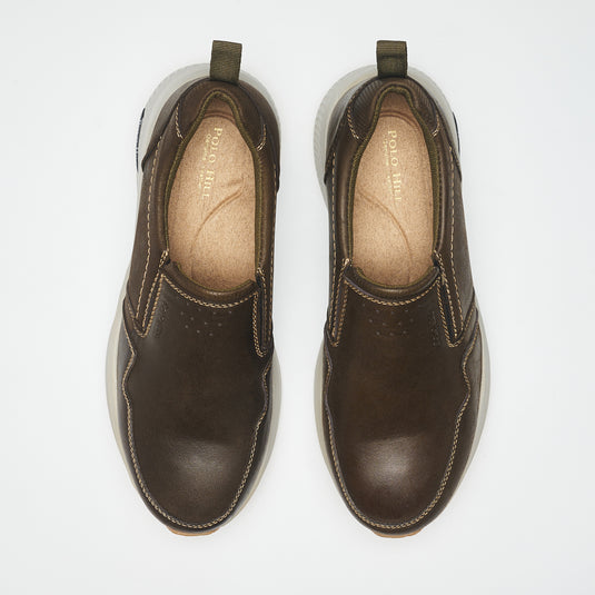 Men Genuine Leather Slip On Shoes