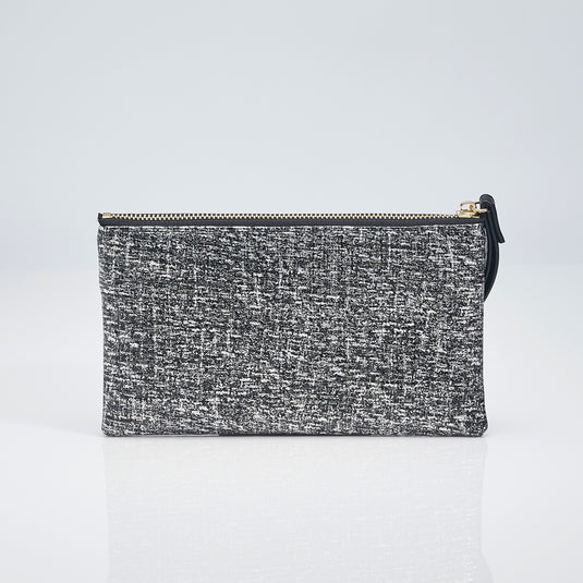 Faux Fabric Handheld Wristlet Bag