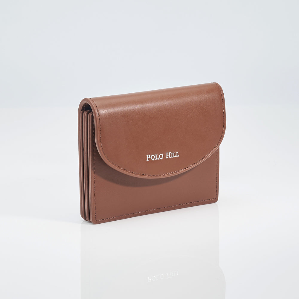 Unisex Faux Leather Mini Card Wallet