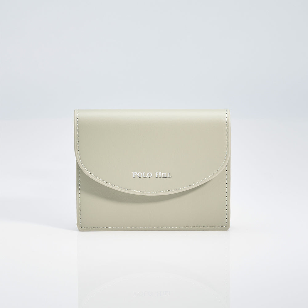 Unisex Faux Leather Mini Card Wallet