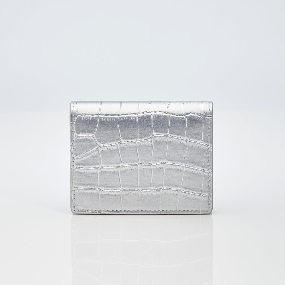 Unisex Faux Leather Mini Card Wallet