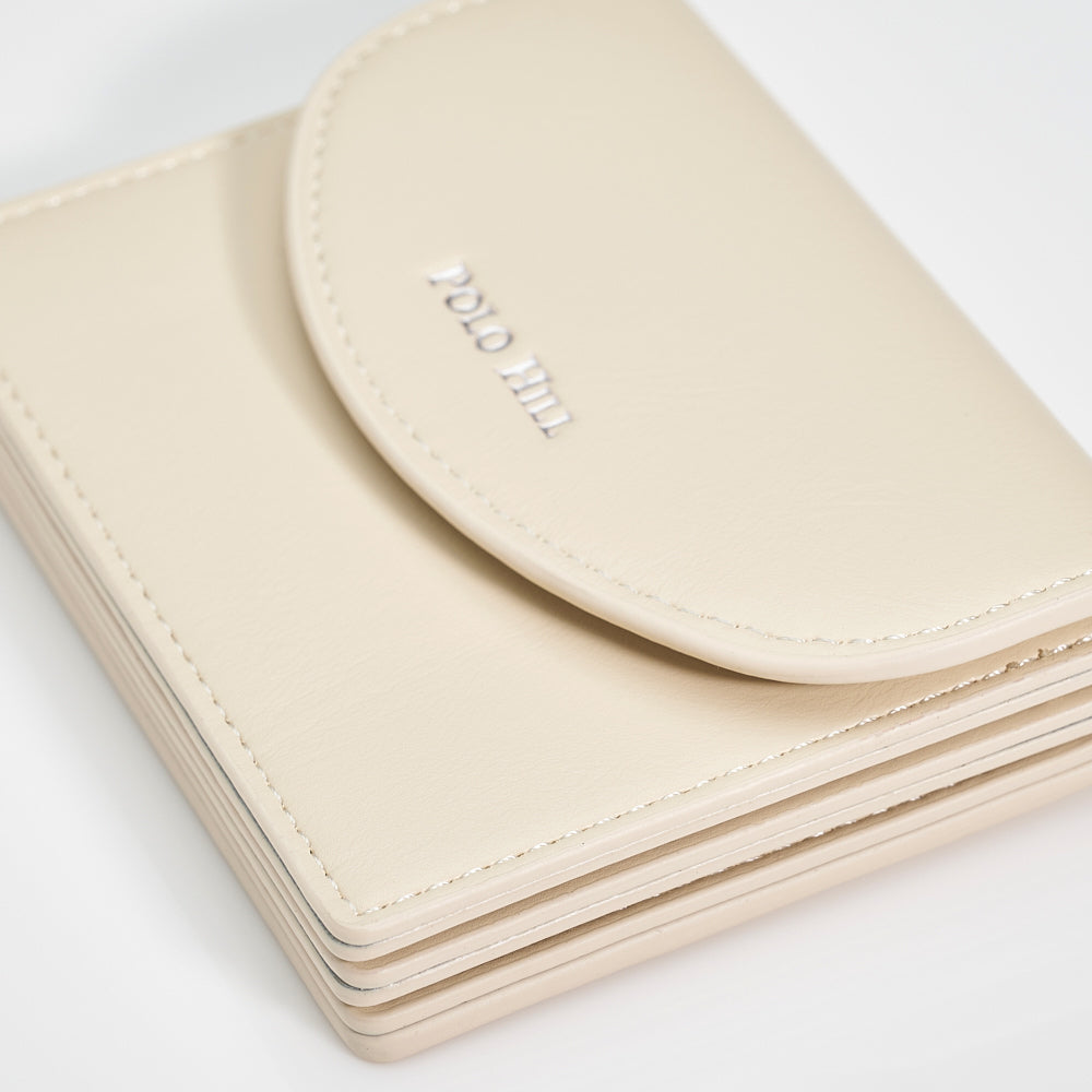 Unisex Faux Leather Mini Card Wallet