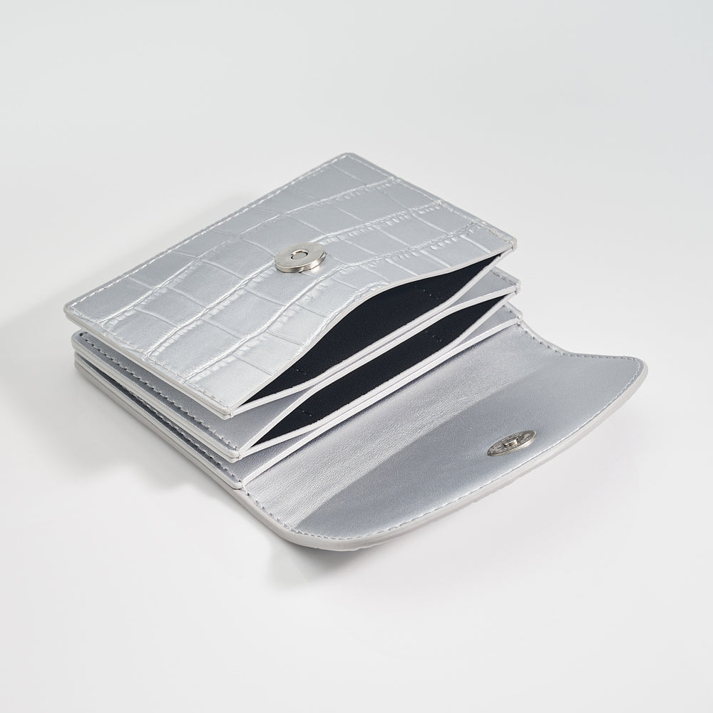 Unisex Faux Leather Mini Card Wallet