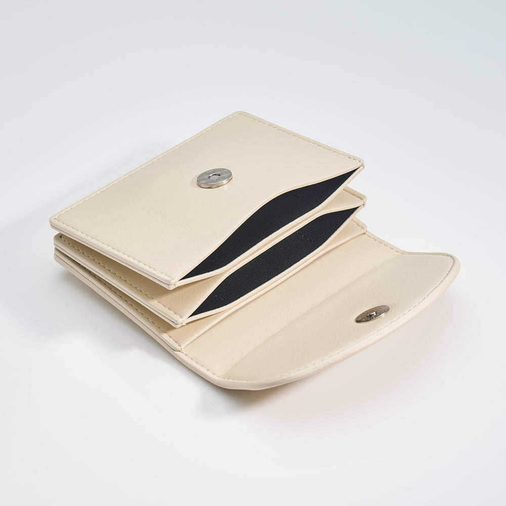 Unisex Faux Leather Mini Card Wallet