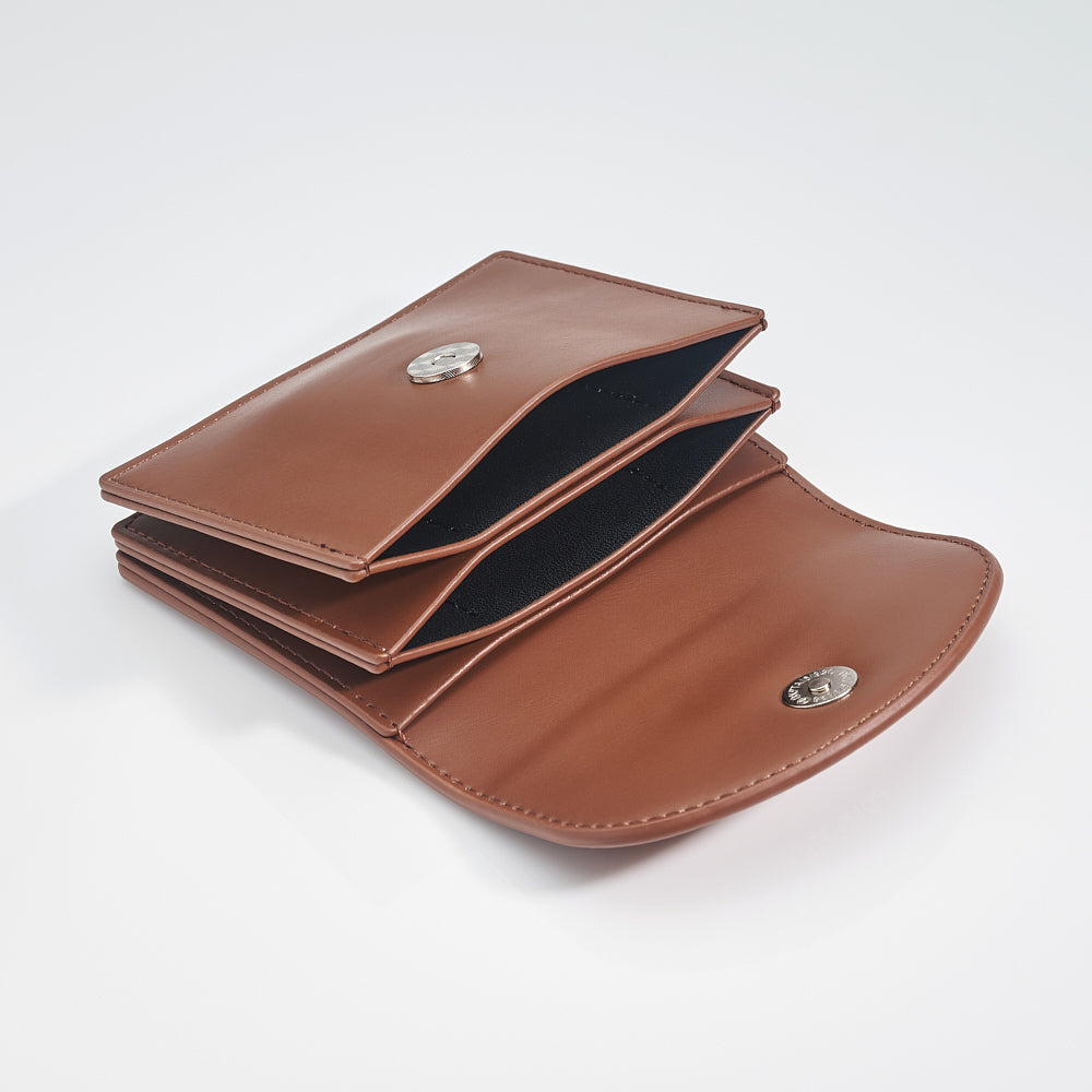 Unisex Faux Leather Mini Card Wallet