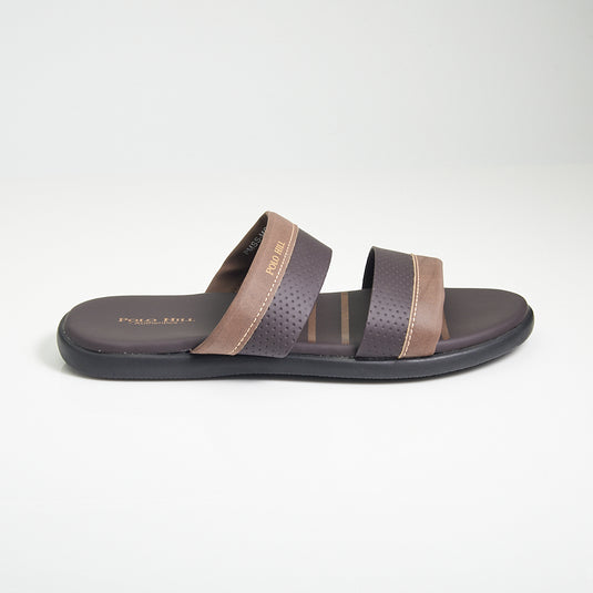 POLO HILL Men Casual Two Band Slide Sandals