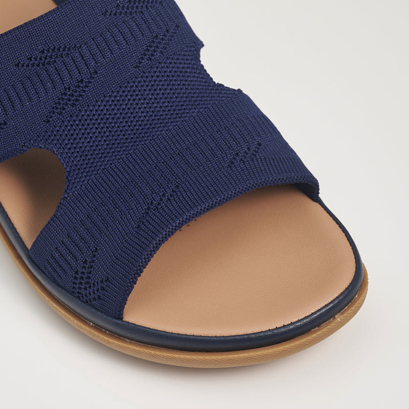 Load image into Gallery viewer, Textile H-Band Slide Sandals
