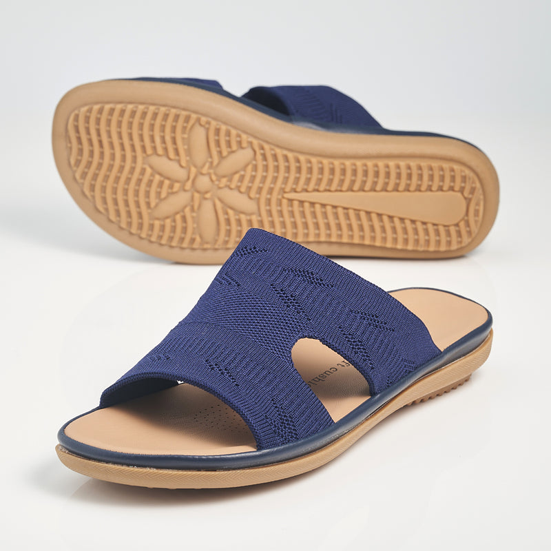 Load image into Gallery viewer, Textile H-Band Slide Sandals
