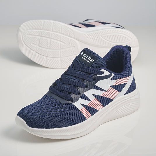 Ladies Lace Up Athleisure Sneakers