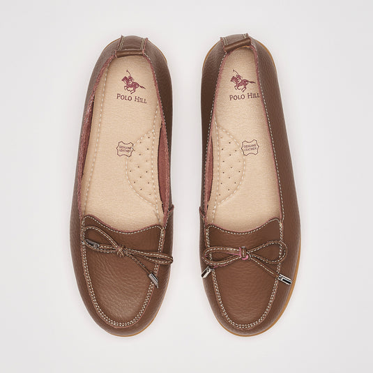 Bow Knot Slip On Loafers