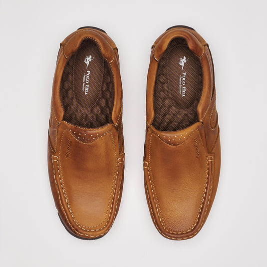 Genuine Leather Slip On Comfort Shoes