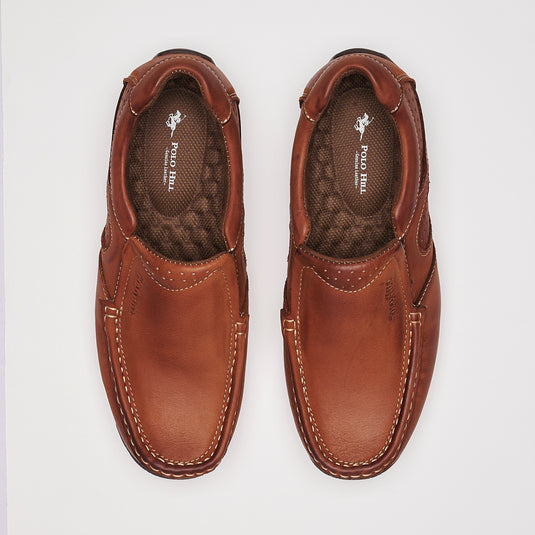 Genuine Leather Slip On Comfort Shoes