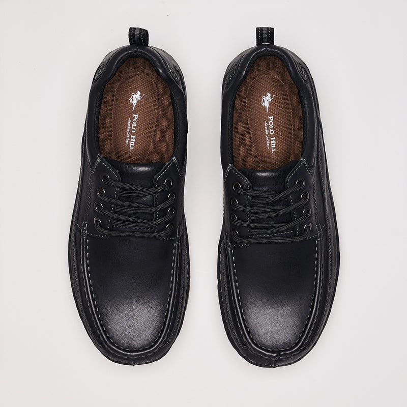 Load image into Gallery viewer, Genuine Leather Lace Up Comfort Shoes
