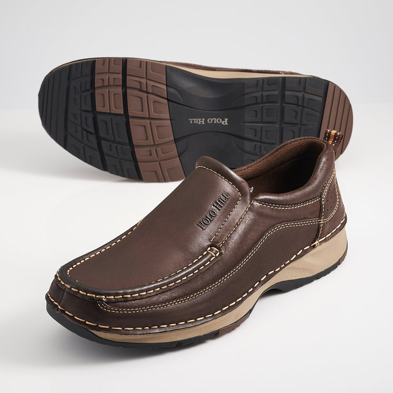 Load image into Gallery viewer, Genuine Leather Slip On Comfort Shoes
