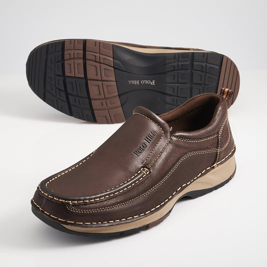 Genuine Leather Slip On Comfort Shoes