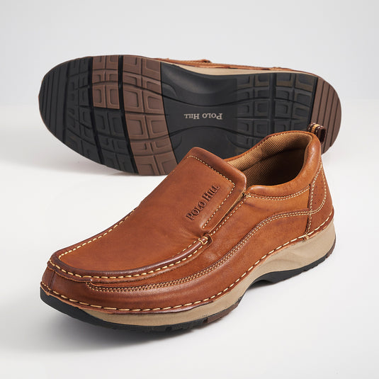 Genuine Leather Slip On Comfort Shoes