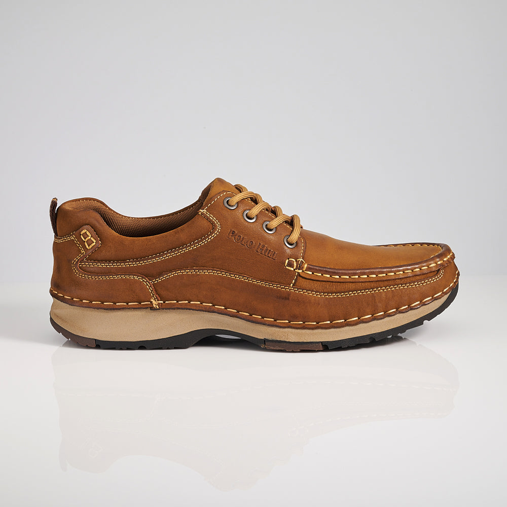 Genuine Leather Lace Up Comfort Shoes