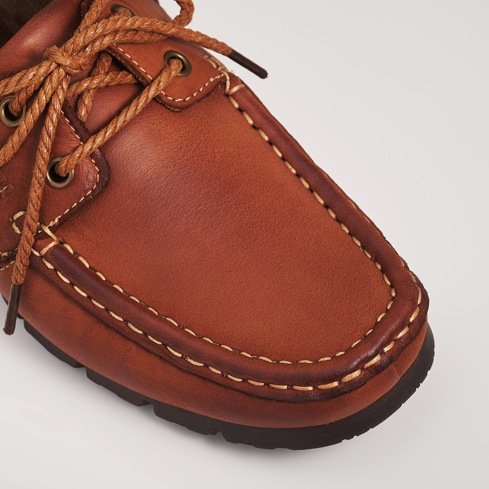 Genuine Leather Lace Up Comfort Shoes