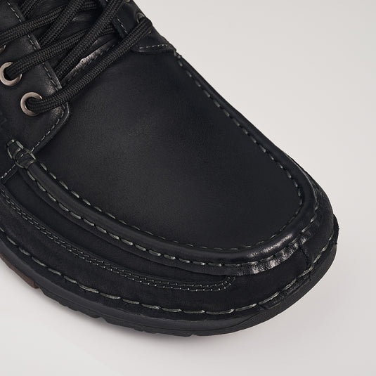 Genuine Leather Lace Up Comfort Shoes