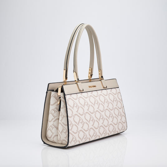 Ladies PHazelle Pattern Structured Handbag