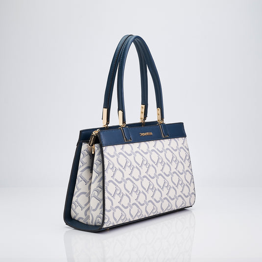 Ladies PHazelle Pattern Structured Handbag